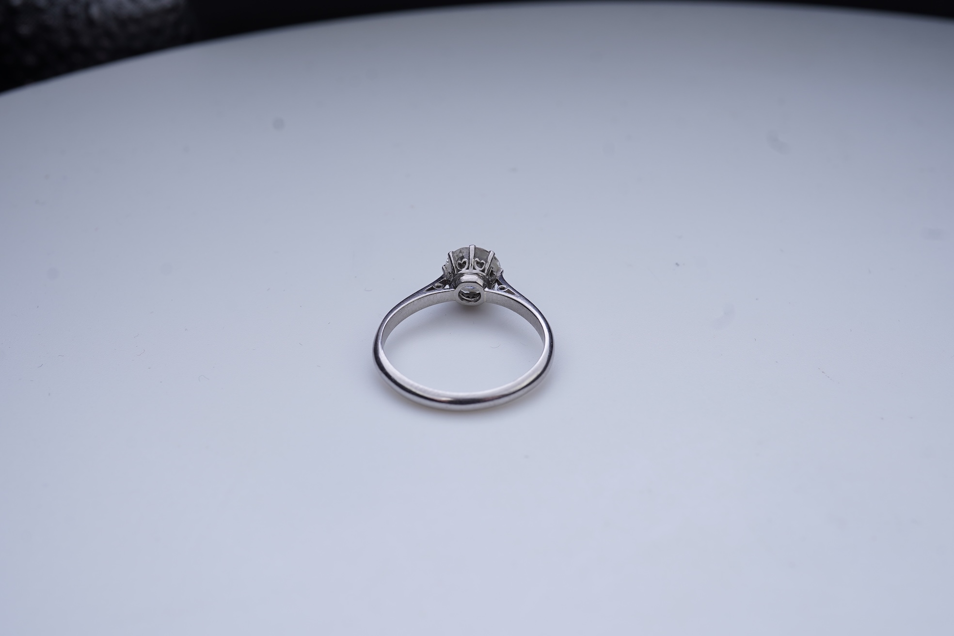A diamond solitaire engagement ring, early 20th century